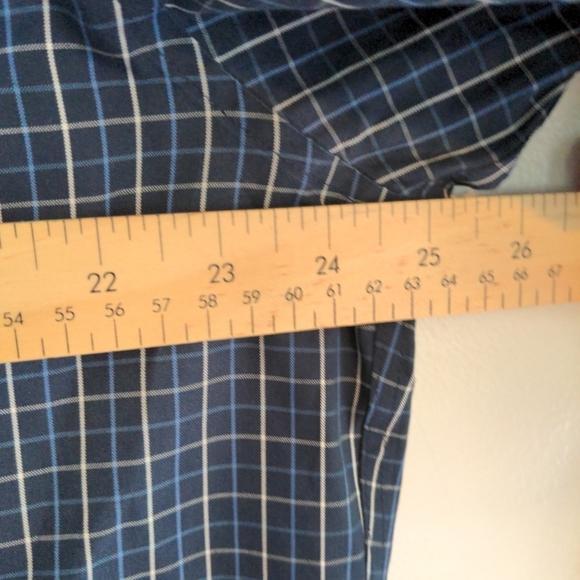 Eddie Bauer Shirt Men's TXL Blue Plaid Classic Fit Button Down Long Sleeve NWOT - Picture 6 of 8